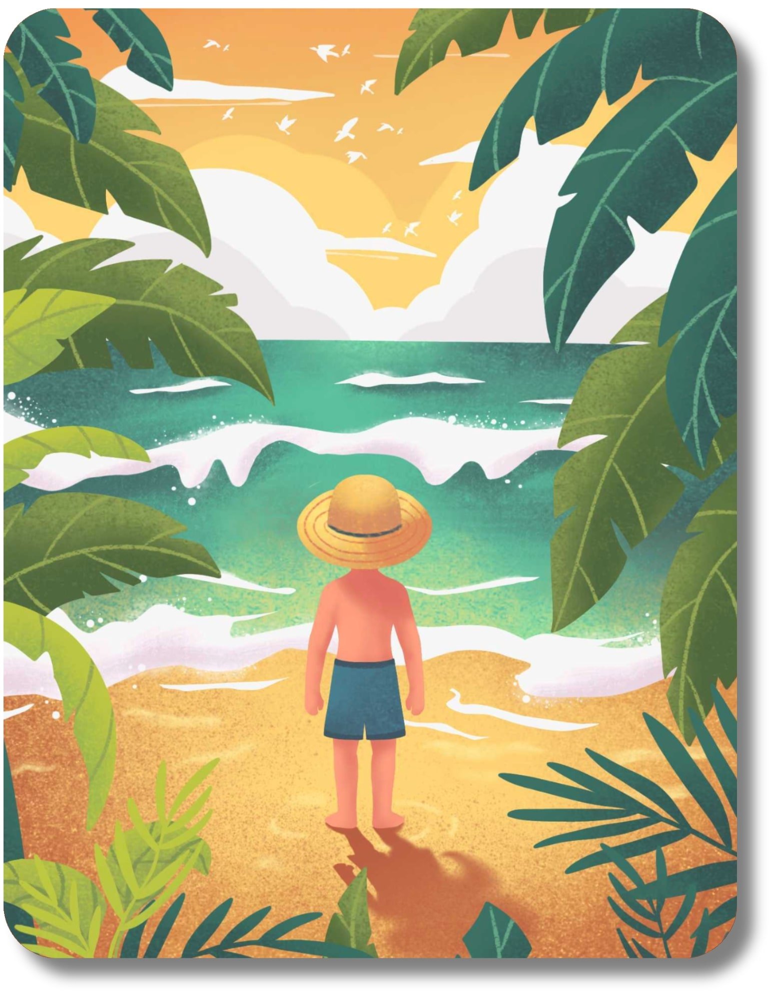 summer coloring pages cover image